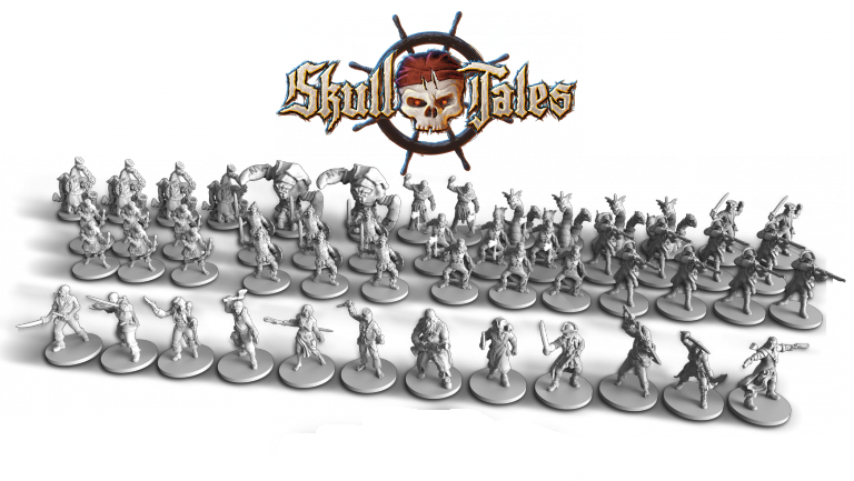 Skull Tales: ¡A toda vela! Miniaturas