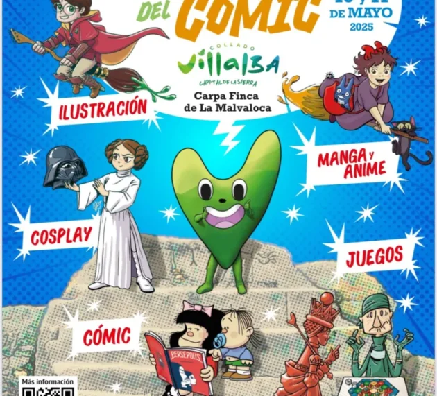 Feria del Comic Collado Villalba, 10 y 11 de mayo