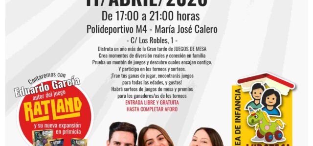 Jugando en Familia – 11 de abril – Alcorcón
