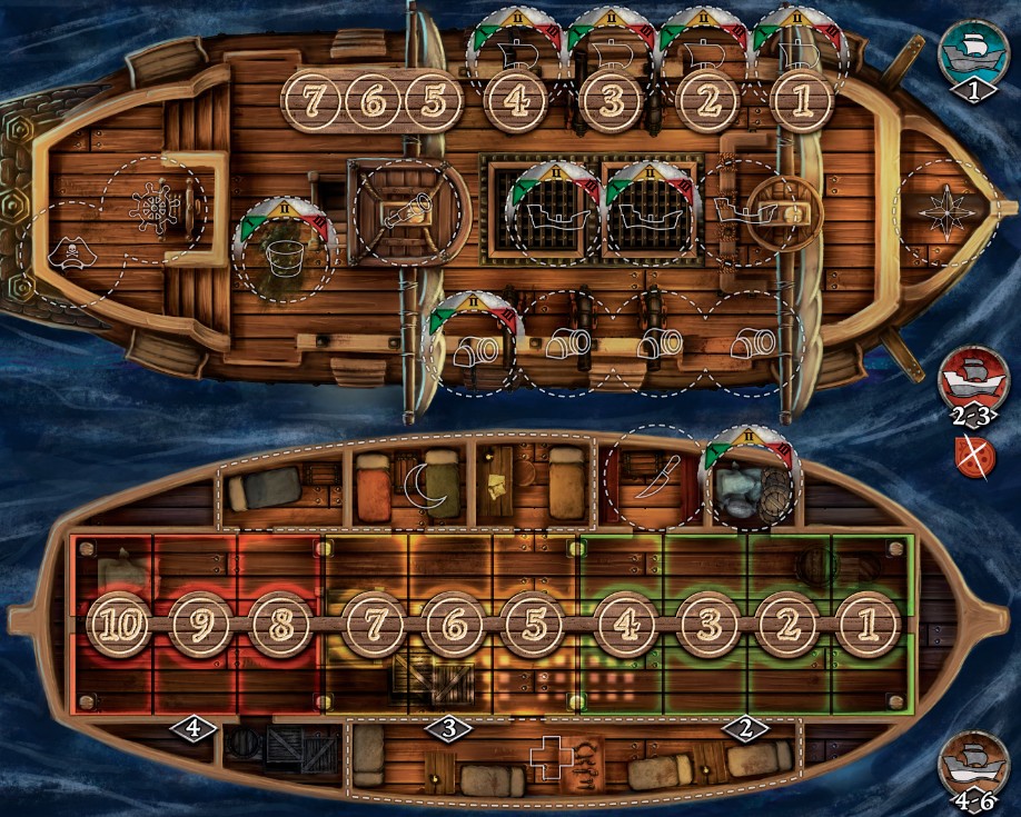 Skull Tales Ship Board