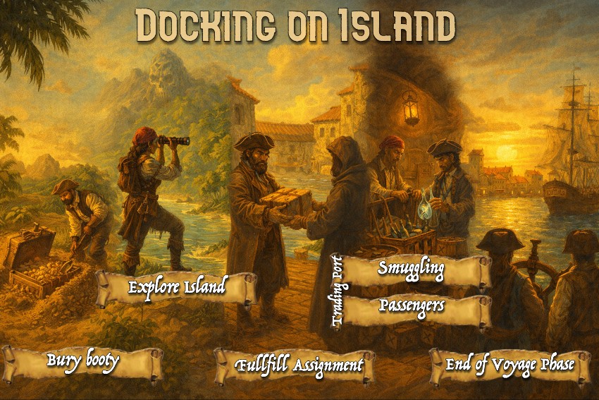 Docking on an Island